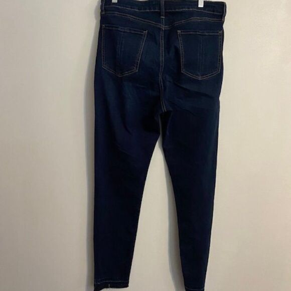 Prosperity 5 pocket distressed raw hem jeans, size 33/16 - Picture 2 of 3